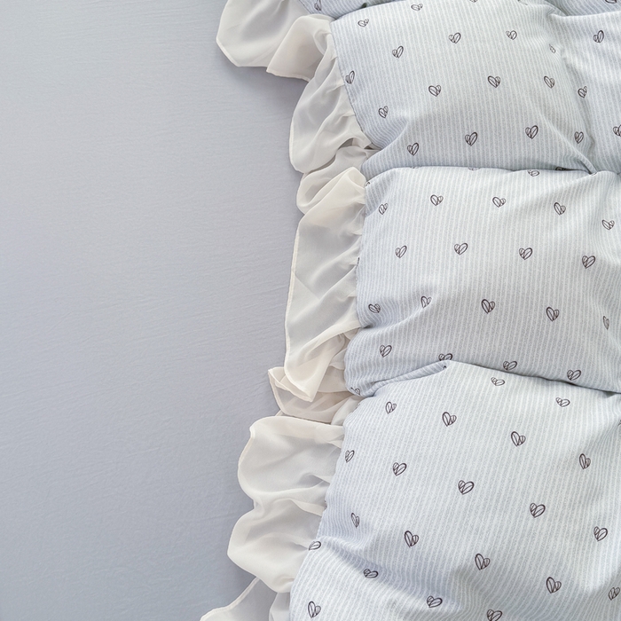 91家纺网 家纺一手货源 找家纺 橘子家 2025新款云纱四件套 甜心