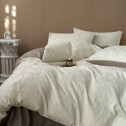 91家纺网 家纺一手货源 找家纺 （总）风向标家纺2025新款全棉浮雕提花四件套-科林斯系列