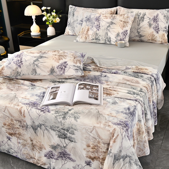 91家纺网 家纺一手货源 找家纺 欧夏家纺 2025新款凉感玻尿酸焕颜被夏被 福禄雅居