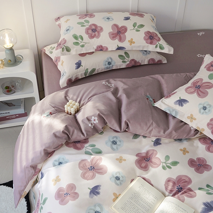 91家纺网 家纺一手货源 找家纺 登登家纺 2025新款全棉四件套 花都丽影