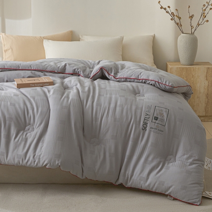 91家纺网 家纺一手货源 找家纺 （总）莱登卡奴 25新款全棉A类水洗棉提花100%棉花被春秋被