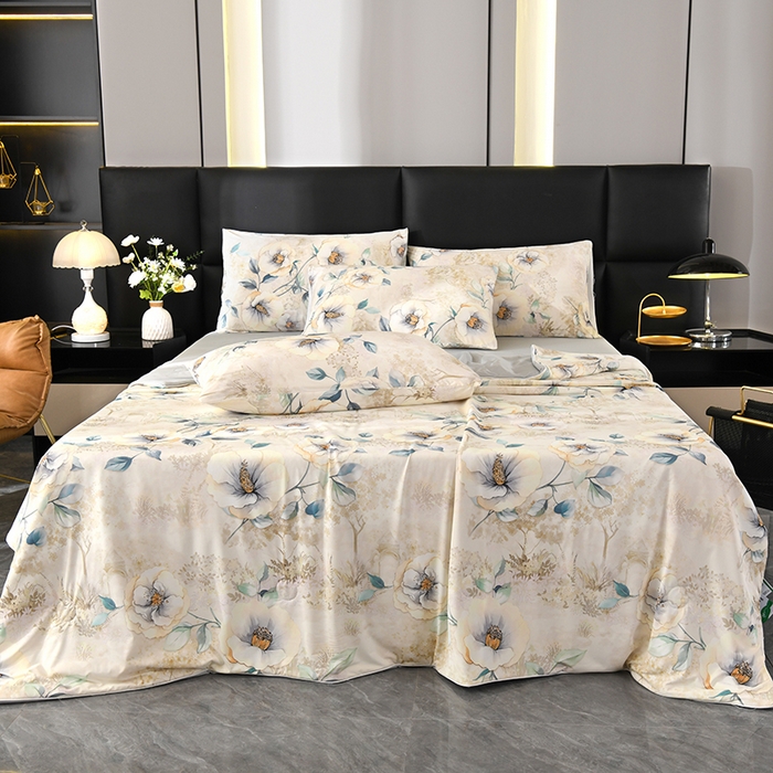 91家纺网 家纺一手货源 找家纺 欧夏家纺 2025新款凉感玻尿酸焕颜被夏被 一枝独秀