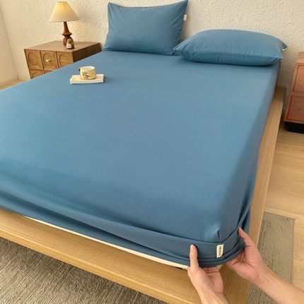 91家纺网 家纺一手货源 找家纺 （总）格里芬家纺 2025新款全棉纯色老粗布床笠