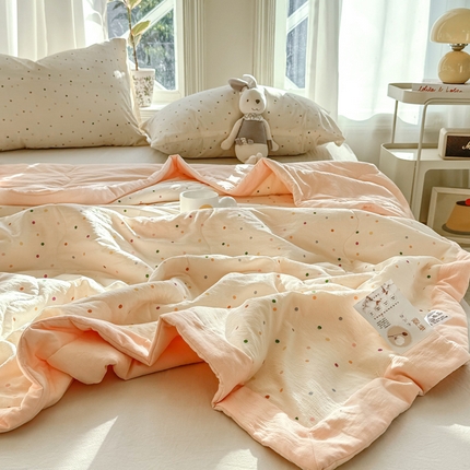 91家纺网 家纺一手货源 找家纺 （总）尊妙被业 2025新款云感针织棉棉花被夏被