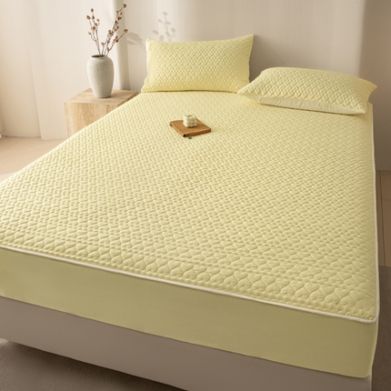 91家纺网 家纺一手货源 找家纺 （总）优悦生活馆 2025新款亲肤水洗棉夹棉防水床笠