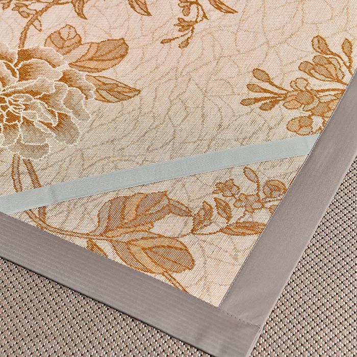 91家纺网 家纺一手货源 找家纺 小牛席业2025新款薰衣草冰藤席系列（冰藤席面）凉席藤席冰藤双面席冰丝席竹席凉席空调席草席三件套 薰衣草清香冰藤席-香槟