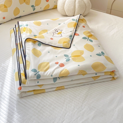 91家纺网 家纺一手货源 找家纺 优悦生活馆 2025新款凉感丝夏被夏凉被空调被 草莓花语