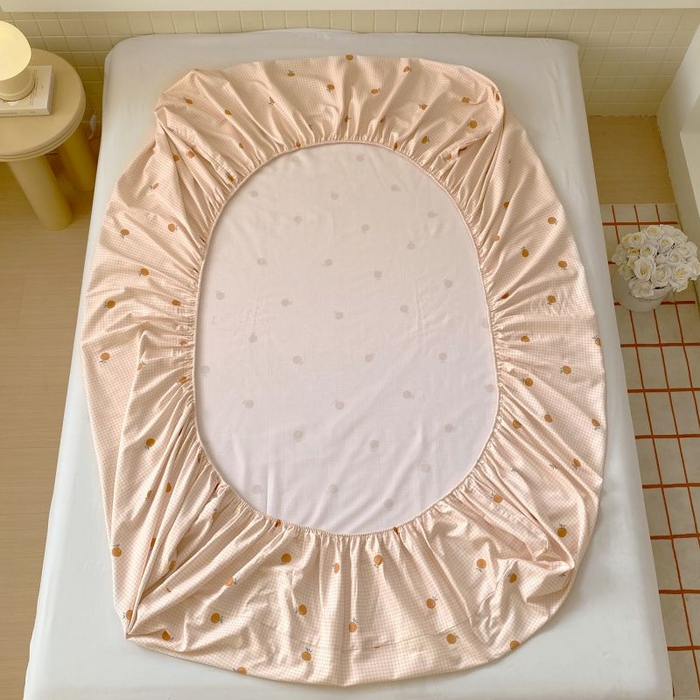 91家纺网 家纺一手货源 找家纺 ME/ERA HOME寐时代 2025新款全棉老粗布床笠款三件套 全棉卡通-果乐