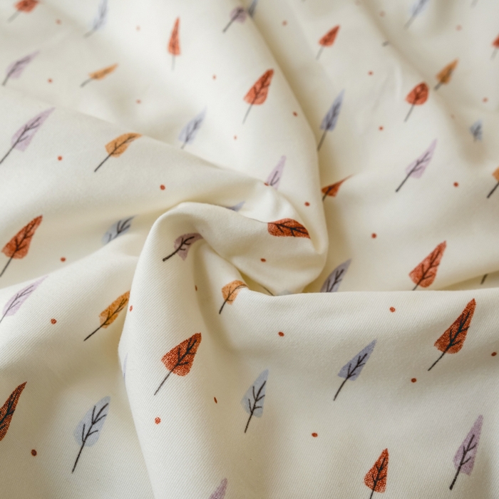 91家纺网 家纺一手货源 找家纺 绒世界 绒世界 2025新款双层纱韩版印花夏被四件套 梦幻森林