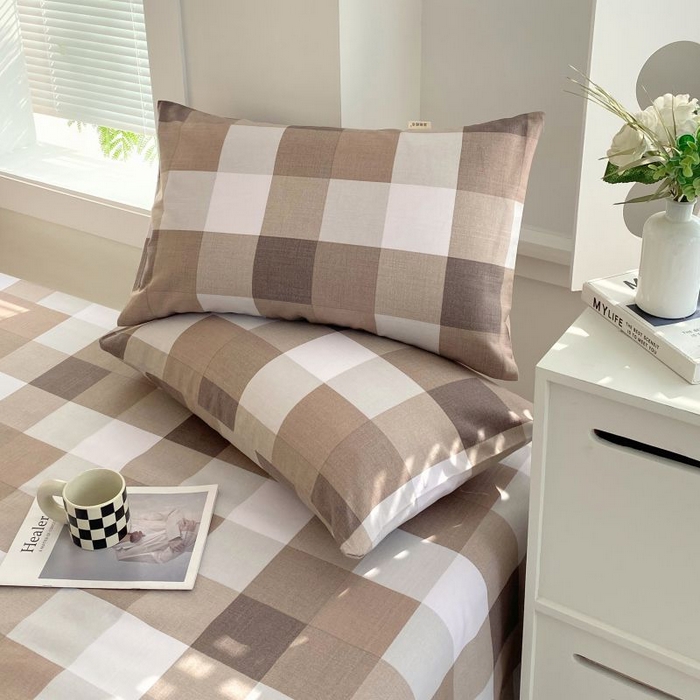 91家纺网 家纺一手货源 找家纺 ME/ERA HOME寐时代 2025新款三枚缎老粗布床单款三件套 洛卡