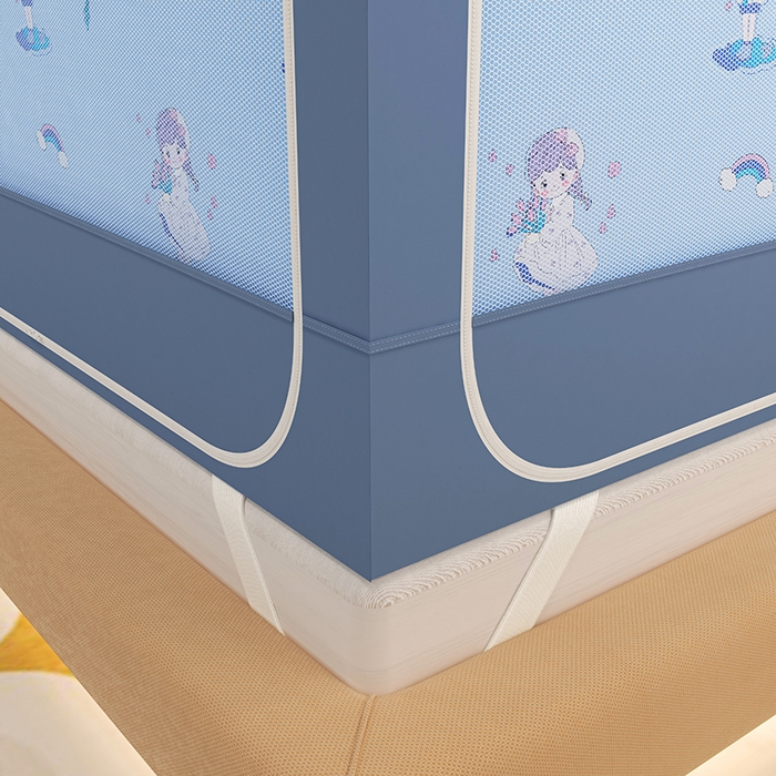 91家纺网 家纺一手货源 找家纺 迪凡保罗蚊帐 2025新款2505城堡款房型遮光防摔坐床蚊帐 梦幻少女