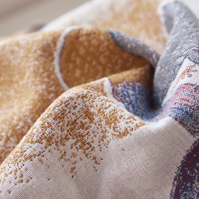 91家纺网 家纺一手货源 找家纺 爱港家纺 2025新款全棉纱布-萌宠治愈系列枕巾 萌宠兔52*75cm