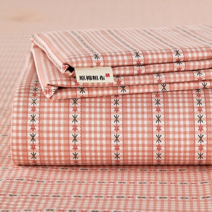 91家纺网 家纺一手货源 找家纺 （总）ME/ERA HOME寐时代 2025新款三枚缎老粗布床单款三件套