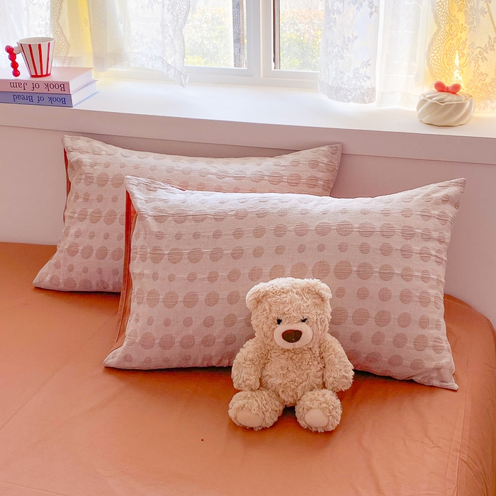 91家纺网 家纺一手货源 找家纺 千朵 2025新款全棉提花四件套 喜庆小企