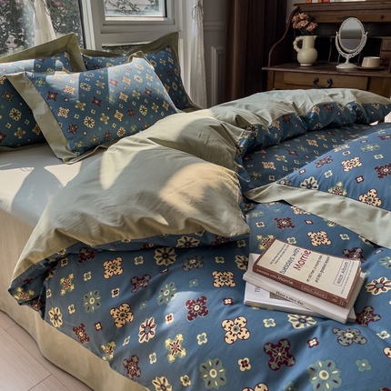 KA家纺 2025新款宽边轻奢系列全棉四件套 洛维莎