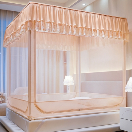 91家纺网 家纺一手货源 找家纺 （总）夏彩 2025新款浪漫唯美T+U防摔蚊帐-88609