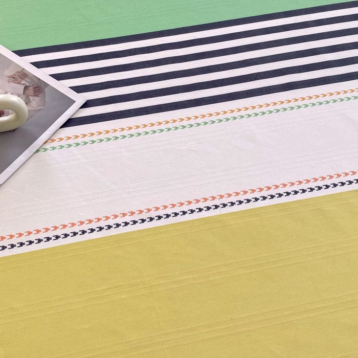 91家纺网 家纺一手货源 找家纺 ME/ERA HOME寐时代 2025新款三枚缎老粗布床笠款三件套 罗曼