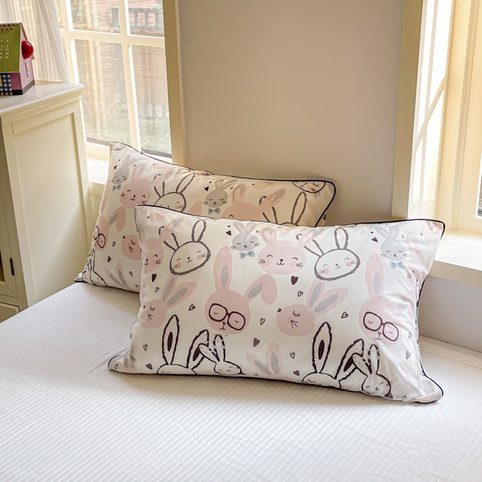 91家纺网 家纺一手货源 找家纺 优悦生活馆 2025新款凉感丝夏被夏凉被空调被 哈味兔