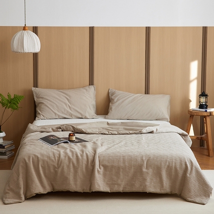 91家纺网 家纺一手货源 找家纺 （总）莱宁被业 2025新款A类全棉提花夏被