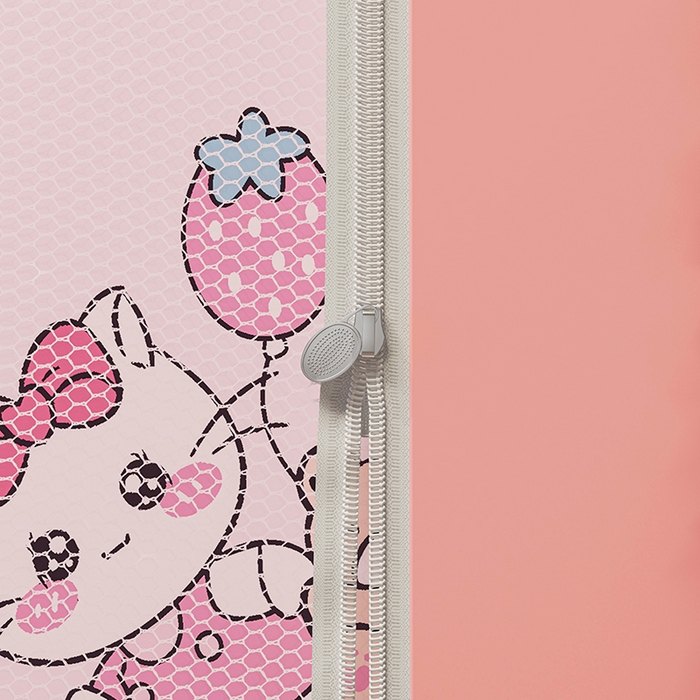 91家纺网 家纺一手货源 找家纺 迪凡保罗蚊帐 2025新款2505城堡款房型遮光防摔坐床蚊帐 俏皮猫