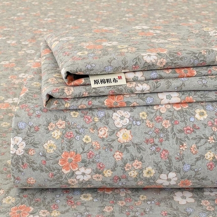 ME/ERA HOME寐时代 2025新款三枚缎老粗布床单款三件套 空谷幽兰