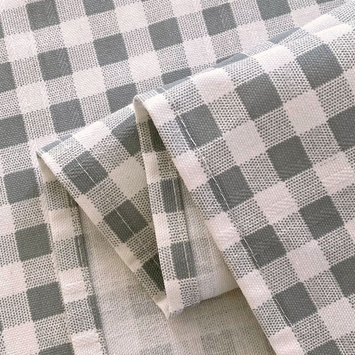 91家纺网 家纺一手货源 找家纺 ME/ERA HOME寐时代 2025新款三枚缎老粗布床单款三件套 蓝小格