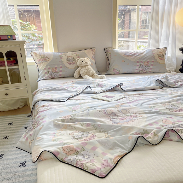 91家纺网 家纺一手货源 找家纺 （总）优悦生活馆 2025新款凉感丝夏被夏凉被空调被