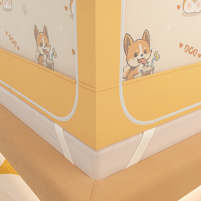 91家纺网 家纺一手货源 找家纺 （总）迪凡保罗蚊帐 2025新款2505城堡款房型遮光防摔坐床蚊帐