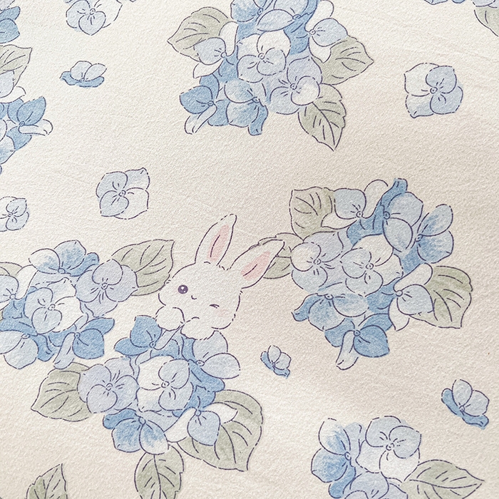 91家纺网 家纺一手货源 找家纺 眠势力 2025新款韩版花边被套双面用四季款ins公主风 兰花兔