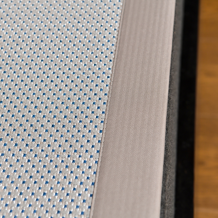 91家纺网 家纺一手货源 找家纺 小牛席业2025新款薰衣草冰藤席系列（冰藤席面）凉席藤席冰藤双面席冰丝席竹席凉席空调席草席三件套 薰衣草清香冰藤席-银灰