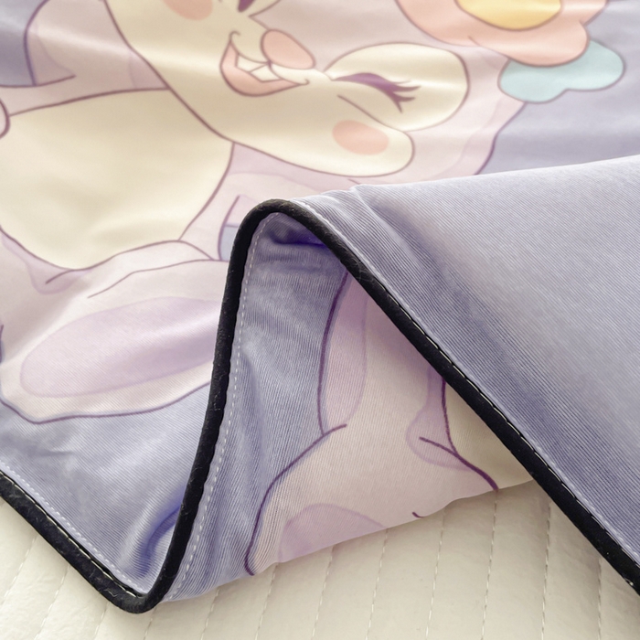 91家纺网 家纺一手货源 找家纺 优悦生活馆 2025新款凉感丝夏被夏凉被空调被 米菲兔