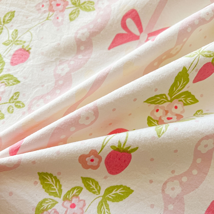 91家纺网 家纺一手货源 找家纺 眠势力 2025新款韩版花边被套双面用四季款ins公主风 微风