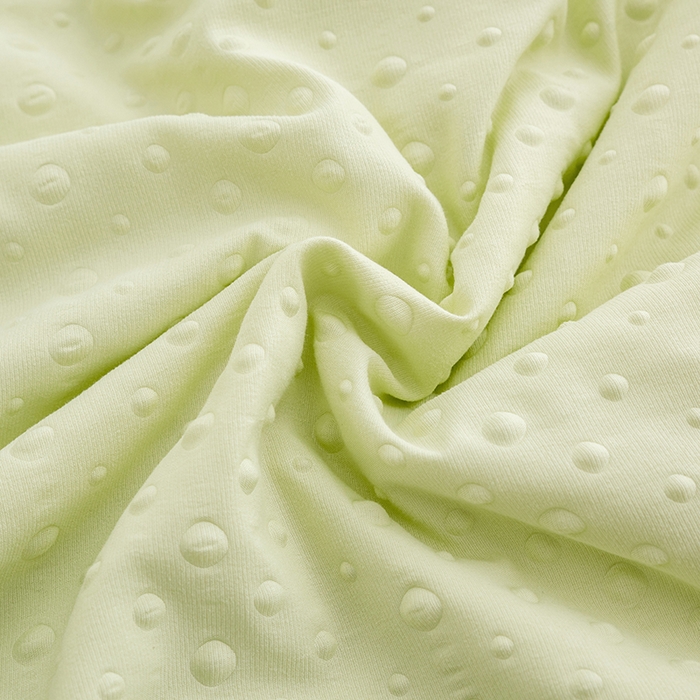 91家纺网 家纺一手货源 找家纺 绒世界 绒世界 2025新款凉豆豆包边夏被四件套 凉豆豆-抹茶绿