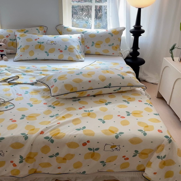 91家纺网 家纺一手货源 找家纺 优悦生活馆 2025新款凉感丝夏被夏凉被空调被 草莓花语