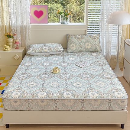 小萌虎 2025新款凉感丝胶质凉席床笠款 小欧