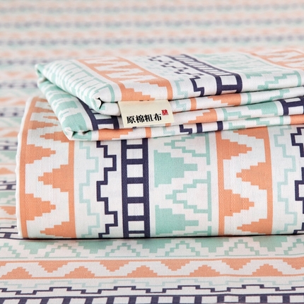 91家纺网 家纺一手货源 找家纺 （总）ME/ERA HOME寐时代 2025新款三枚缎老粗布床单款三件套