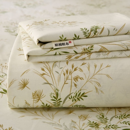 91家纺网 家纺一手货源 找家纺 （总）ME/ERA HOME寐时代 2025新款三枚缎老粗布床单款三件套