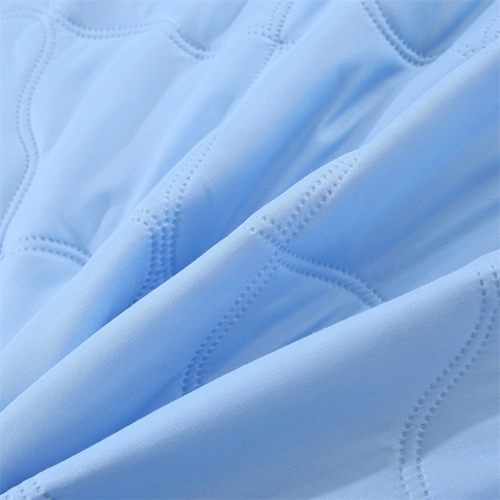 91家纺网 家纺一手货源 找家纺 爱派 2025新款纯色水洗棉夏被夏凉被空调被被子被芯 骑士蓝