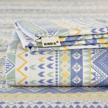 ME/ERA HOME寐时代 2025新款三枚缎老粗布床单款三件套 律动