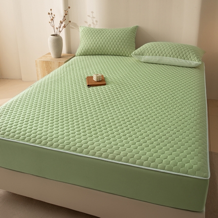 91家纺网 家纺一手货源 找家纺 （总）优悦生活馆 2025新款亲肤水洗棉夹棉防水床笠