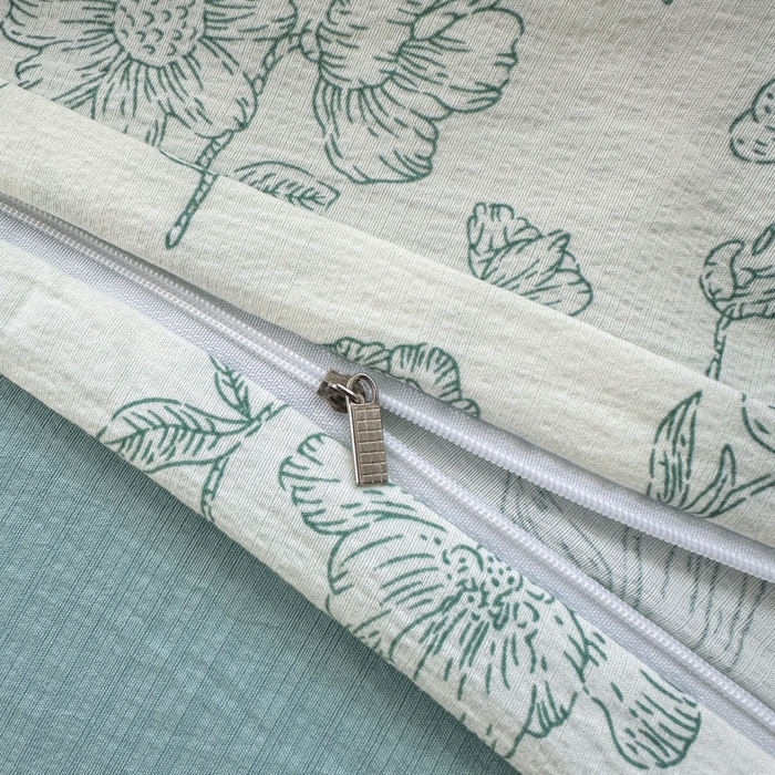 91家纺网 家纺一手货源 找家纺 玉海棠家纺 2025新款亲肤舒适小清新四件套 海像森林