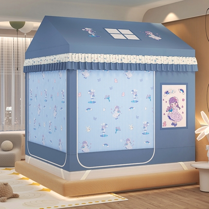 91家纺网 家纺一手货源 找家纺 （总）迪凡保罗蚊帐 2025新款2505城堡款房型遮光防摔坐床蚊帐