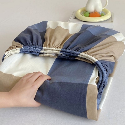 91家纺网 家纺一手货源 找家纺 （总）ME/ERA HOME寐时代 2025新款三枚缎老粗布床笠款三件套