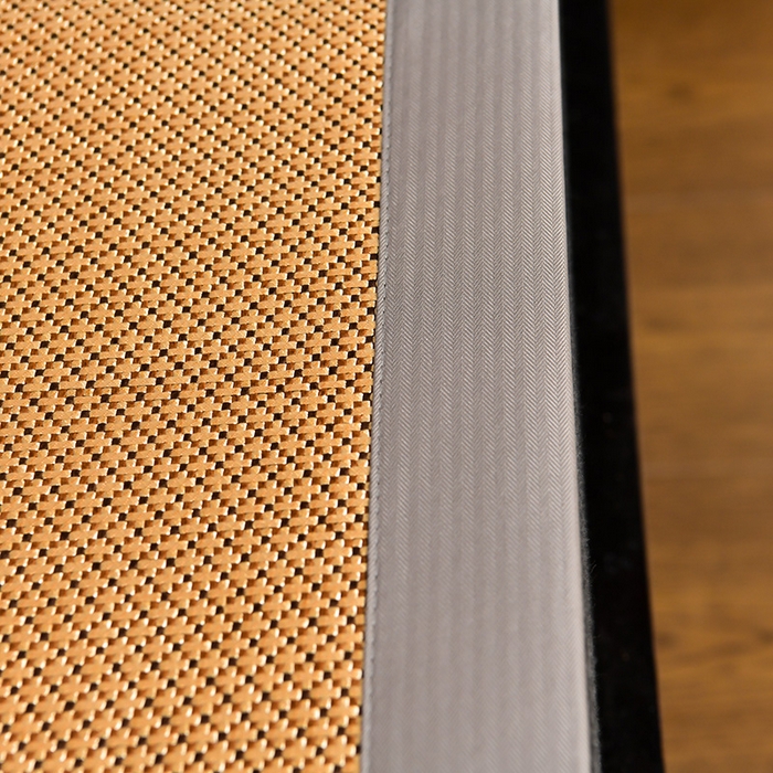 91家纺网 家纺一手货源 找家纺 小牛席业2025新款薰衣草冰藤席系列（冰藤席面）凉席藤席冰藤双面席冰丝席竹席凉席空调席草席三件套 薰衣草清香冰藤席-金色