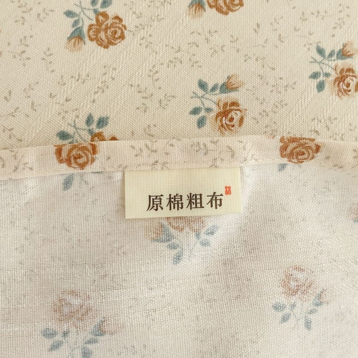 91家纺网 家纺一手货源 找家纺 ME/ERA HOME寐时代 2025新款三枚缎老粗布床单款三件套 玫瑰花园