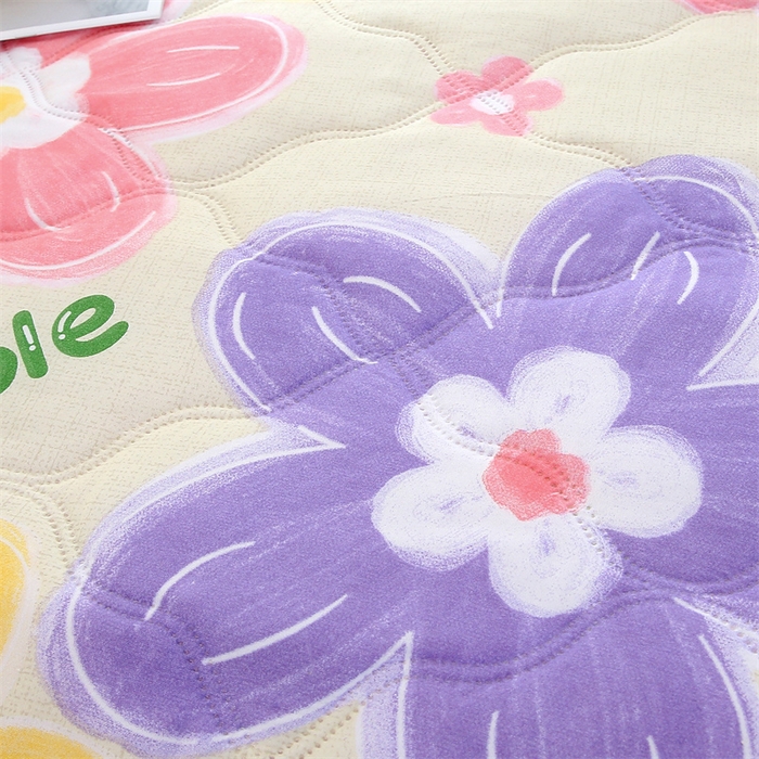 91家纺网 家纺一手货源 找家纺 爱派  2025新款直播爆款印花水洗棉夏被夏凉被空调被被子被芯 繁花似锦