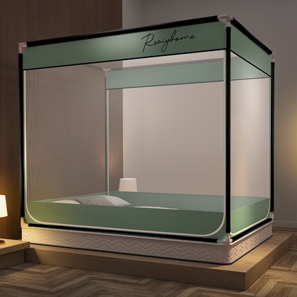 91家纺网 家纺一手货源 找家纺 （总）飞轮海蚊帐 2025新款稳固防坠落全底坐床蚊帐Z62