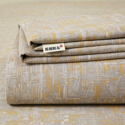 91家纺网 家纺一手货源 找家纺 （总）ME/ERA HOME寐时代 2025新款三枚缎老粗布床单款三件套