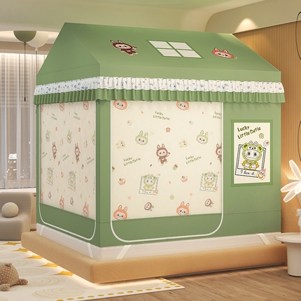 91家纺网 家纺一手货源 找家纺 迪凡保罗蚊帐 2025新款2505城堡款房型遮光防摔坐床蚊帐 潮玩俱乐部