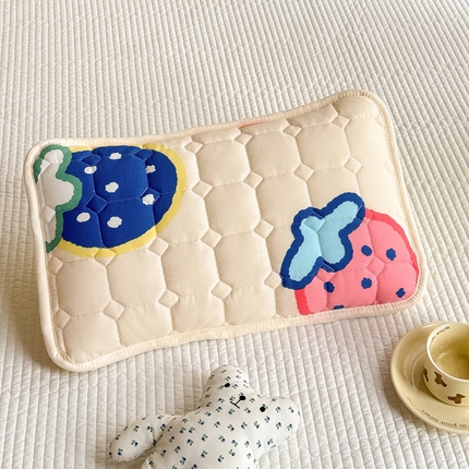 91家纺网 家纺一手货源 找家纺 （总）禧缘家纺（原梦想家） 2025新款A类儿童幼儿园学生宿舍绑带款夹棉床单全棉夹棉软垫枕套 